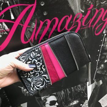 pink love maxi chic leather wallet evileve