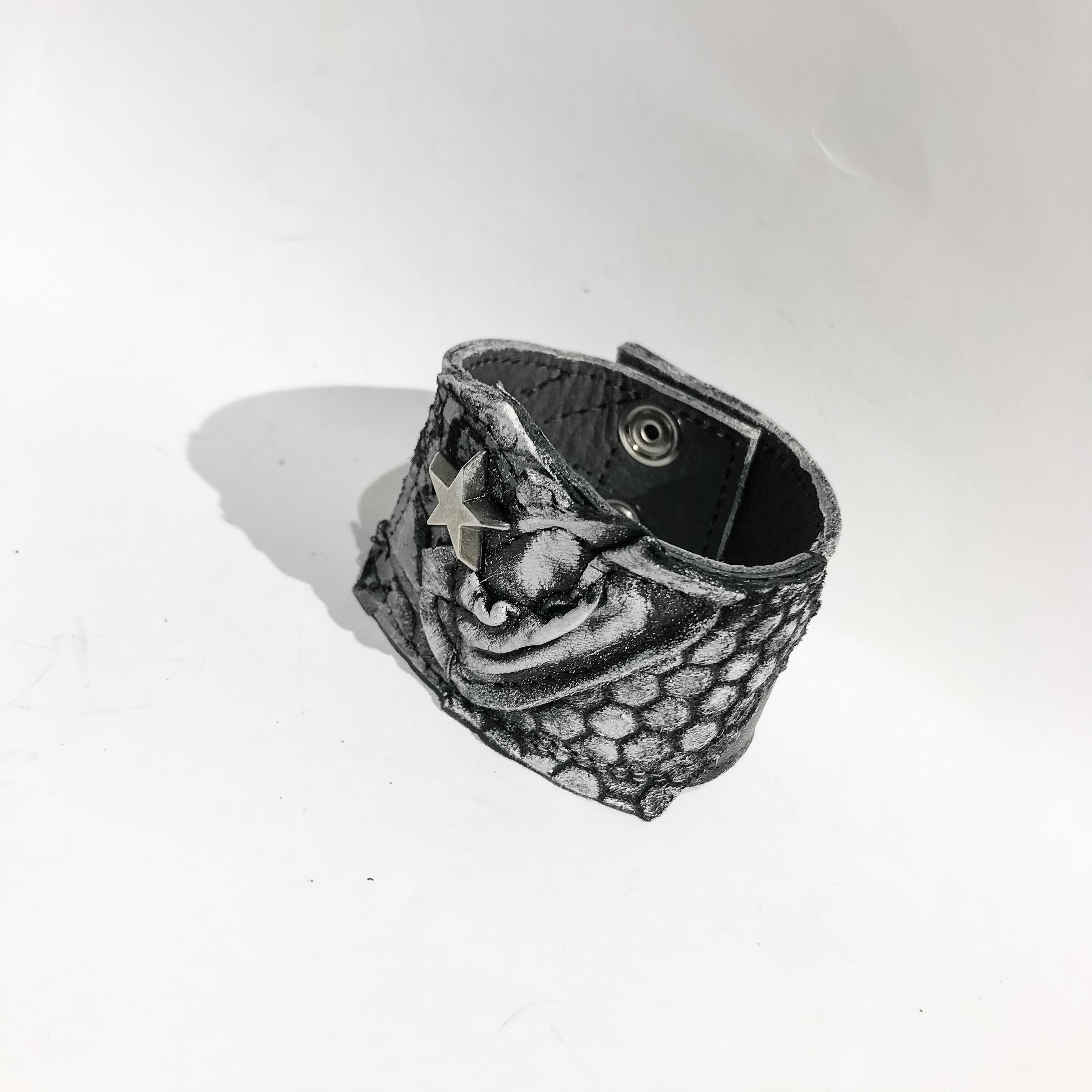 Unikatna usnjena zapestnica Charon Unisex EvilEve Unikatna usnjena zapestnica Charon Unisex EvilEve