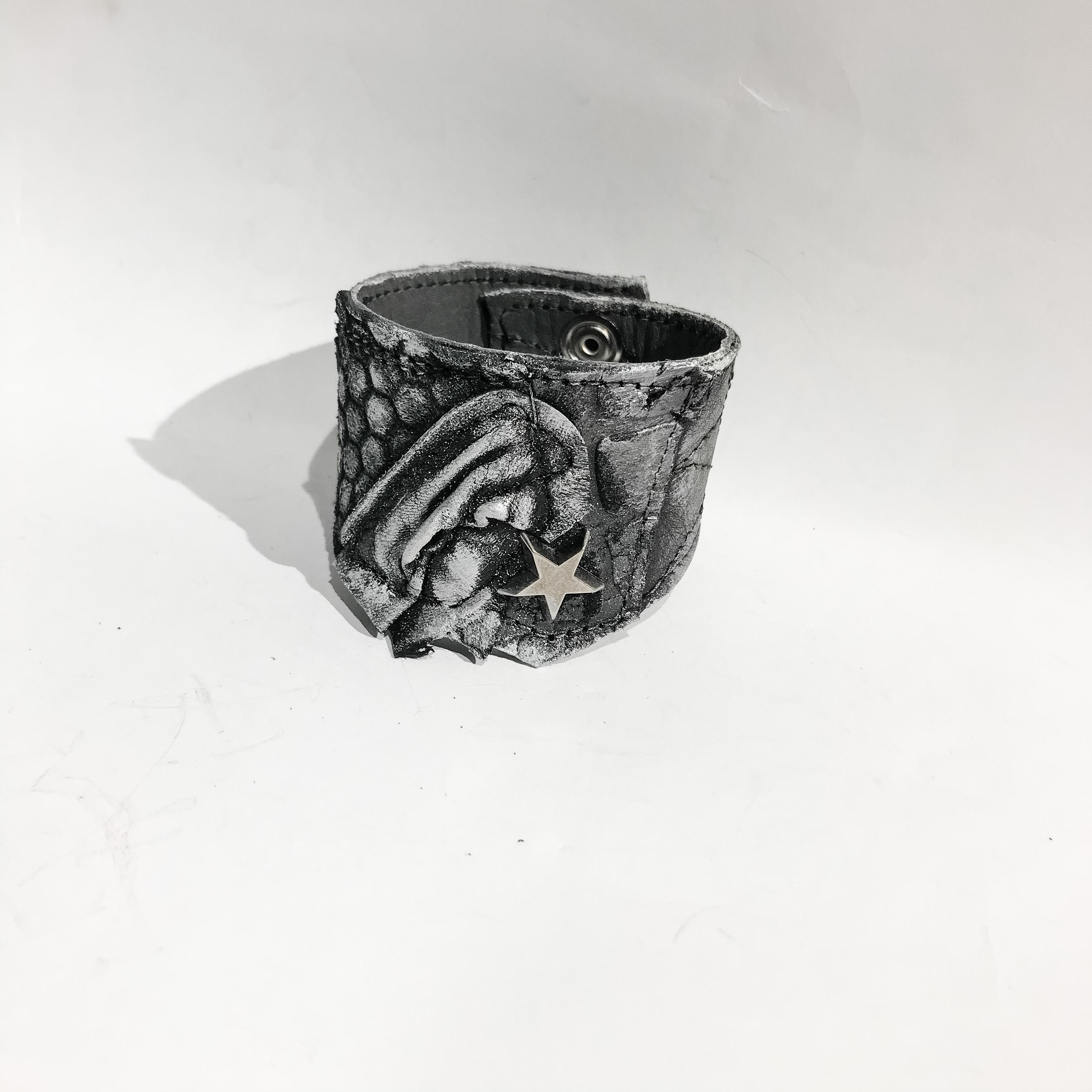 Unikatna usnjena zapestnica Charon Unisex EvilEve Unikatna usnjena zapestnica Charon Unisex EvilEve