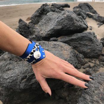 zapestnica FreeYourMind Santorini blue EvilEve