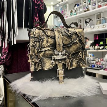 Messenger bag Sugarcube Platinum Rockstar Medium