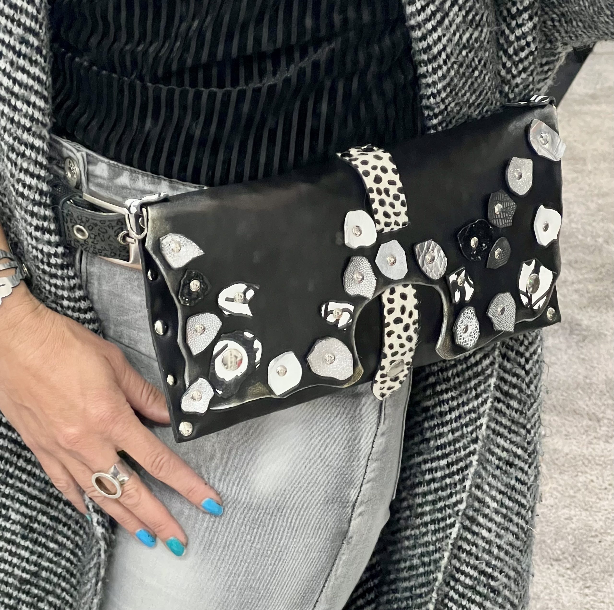 Clutch Mini Belt Bag Black